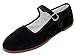 Shoes 18 Womens Cotton China Doll Mary Jane Shoes Ballerina Ballet Flats Shoes (118 Black 6)