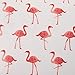 Great Bay Home Printed Coastal Microfiber Bed Sheets. Wrinkle Free, Deep Pockets, Beach Theme Sheet Set. Newport Collection (Queen, Flamingo)