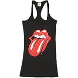 Rolling Stones Women's Tongue Womens Tank Black