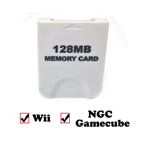 Aoyoho White 128MB Gaming Memory Card Compatible for Wii and Gamecube - Thumbnail 2
