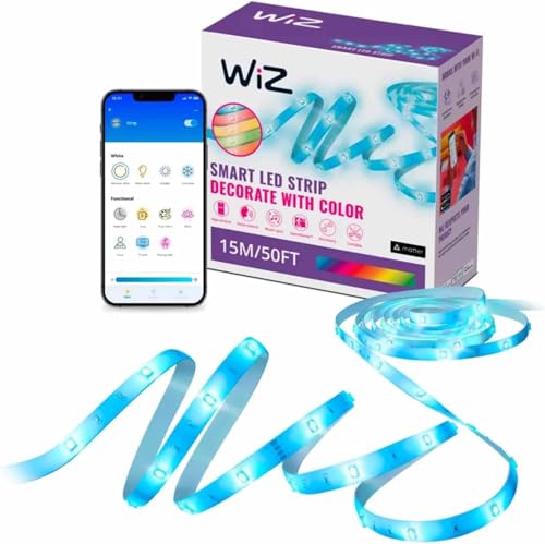 WiZ Connected Smart Light Strip, Sunset/Sunrise Automation, Preset Modes, Contr…
