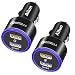 Ailun Fast Car Charger Qualcomm Quick Charge 3.0 Adapter 2Pack Dual USB Port 35W for iPhone 11/11 Pro/11 Pro Max/X Xs XR Xs Max Galaxy s20, s20+ S20Ultra s10 S9 Note 10 Black primary