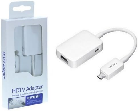 CABTE Samsung Galaxy S5 Active MHL/Micro-USB to HDMI High Speed Adapter! Fast digital conversion to HDMI using the official MHL 2.0 chipset. (BULK PACKAGING)
