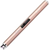 SUPRUS Electric Arc Lighter USB Rechargeable Plasma Safe Lock Gold