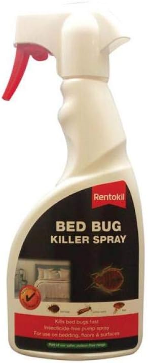 Rentokil Bed Bug Spray 500ml - New and Improved, White