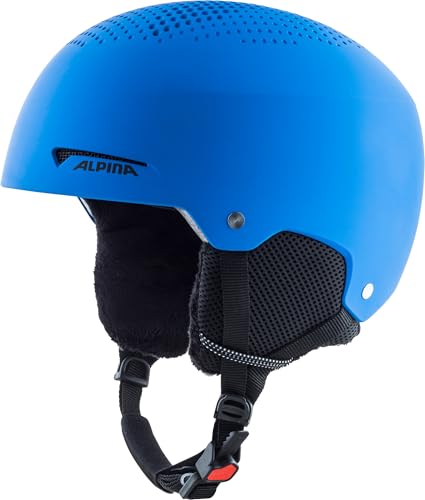 ALPINA Zupo Kinderskihelm, Blue matt, 46-48 cm