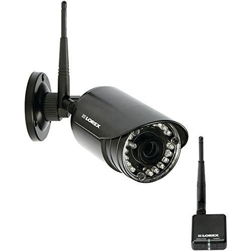 Lorex lw3211 720p hd wireless indoor/outdoor security camera (bla…