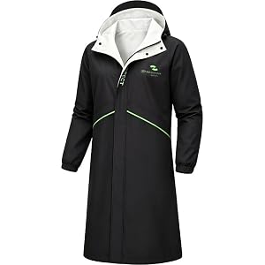 AETHERSHIELD Rain Jacket Men, Waterproof Windbreaker Packable Lightweight Rain Coats with Hood for Women Cycling Hiking Golf