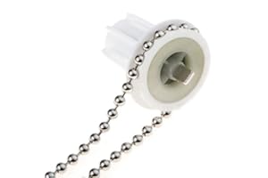 Luanxu 4.5 mm Stainless Steel Endless Chain for Blinds & Shades, Continuous Blind Chain (Drop 59"), Fix or Replace for Broken