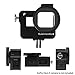 Aluminum Case Frame (Black) for GoPro Hero 7 Black Hero 6 Hero 5 with 52mm UV Filter Skeleton Housing with Microphone Mic Mount for Go Pro Hero7 Black Hero6 - Best Protection for GoPro by SublimeWare