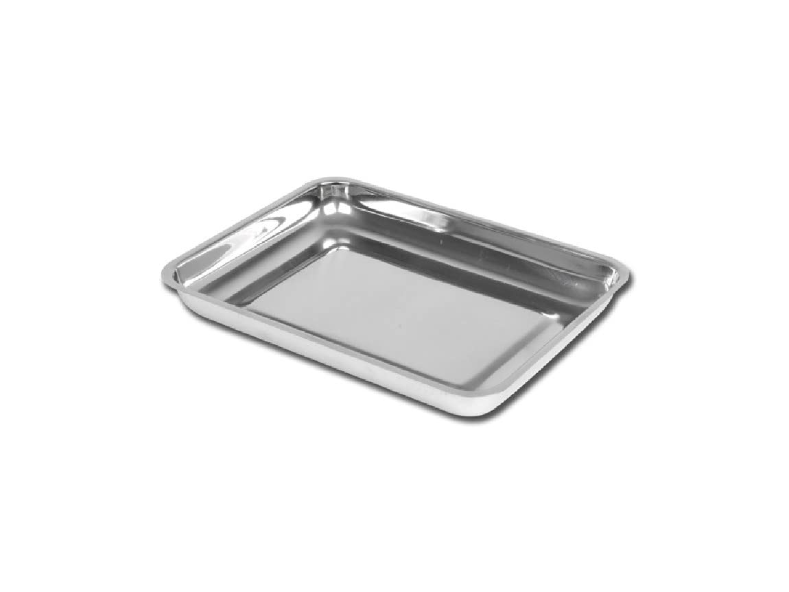 GIMA 26601 Stainless Steel Instrument Tray, 210 mm x 160 mm x 25 mm