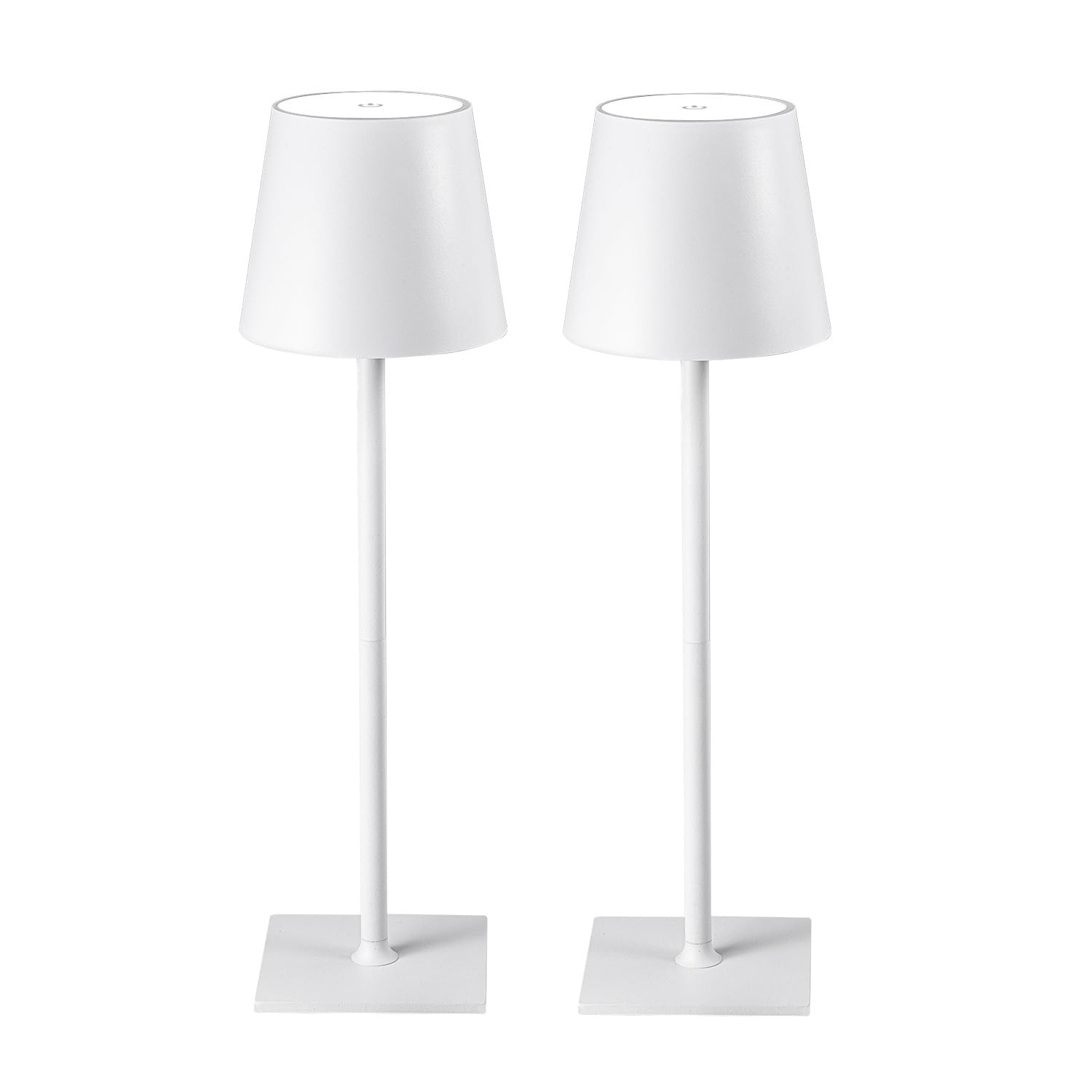 Photo 1 of ***** ONLY 1 **** CHLORANTHUS 2 Pack Cordless Table Lamps, 3 Colors Stepless Dimming, 5000mAh Rechargeable Battery LED Desk Lamp for Bedroom/Couple Dinner/Desk/Cafe/Dining Room/Terrace