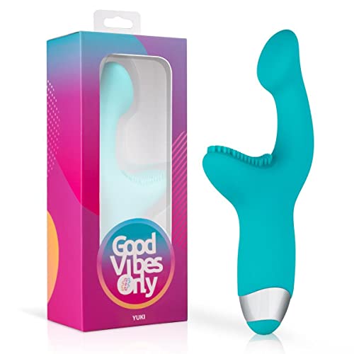 Good Vibes Only G-Spot Vibrator Yuki - for Double Stimulation of The G-Spot and Clitoris at The Same time - Blue Sex Toys for Women Vibrator Easytoys