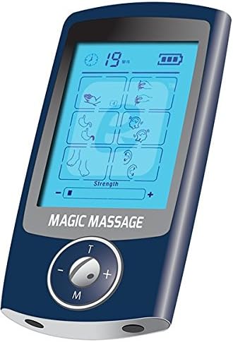 Magic Massage Ultra Electric Pulse Massager with TENS & EMS Modes - 16 Massage Therapies & Dual Outlets - FDA-Cleared Class 2 Device