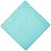 SINLAND Wearable Microfiber Hooded Bath Pet Towel Super Absorbent Large Pet Robe Quick Drying Towel for Dogs and Cats Soft Dog Bathrobe 40 Inch x 40 Inch Lightcyan