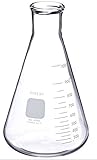 Corning Pyrex #4980 Narrow Mouth Erlenmeyer Flask with Heavy Duty Rim 1000ml