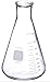Corning Pyrex #4980 Narrow Mouth Erlenmeyer Flask with Heavy Duty Rim 1000ml