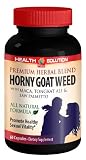 Horny Goat Weed with Maca, L-Dopa, Tongkat Ali & Saw Palmetto. Supports Prostate Health and Sexual Vitality (60 Capsules)