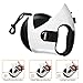 Retractable Dog Leash, 16 Feet Heavy Duty Retractable Dog Leash with Light for Walking Dog Up to 170lb,Walking Free Leash with One-Handed Brake, Pause, Lock, Build-in LED Flashlight (White)