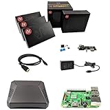 Argon ONE Mini Computer Case | Passive and Active Fan Cooling | Safe Shutdown with Power Button | Supports Retro Gaming, Movies, and Music | Includes: HDMI Cable, Power Supply, Raspberry Pi 3 B+