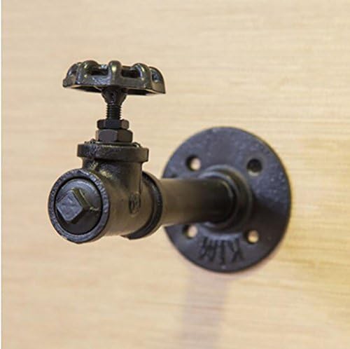 Cdbl-Iron clothing shelves Wall clothing rack/clothing frame wall hanging/iron pipe hook hook industrial hook Wall clothes rack (Color : A)