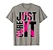 Just Cure It Breast Cancer Awareness Shirts Ribbon Shirt T-Shirt
