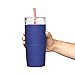 Bubba Capri Straw Tumbler with Silicone Sleeve, 32 oz, Blue