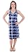 MESMER Backless Beach Dress Summer Party Midi Sundress Coverup, Navy L/XL