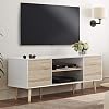 WAMPAT Mid-Century Modern TV Stand for TVs up to 60 inch Flat Screen Wood TV Console Media Cabinet with Storage, Home…