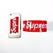 Supreme Red Logo Adhesive Tape BOPP Duct Tape Box Logo 4.5 cm 100 Yards 1 Roll (Red)