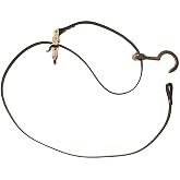 Klein Tools 1702-20N Howe Wire Tool, Made in USA, Galvanized, For Use With Wire Pulling, 500-Pound Load, 7-Foot Long x 1-Inch Wide, Nylon/Steel