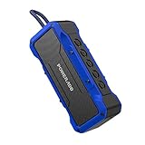 POWERADD Musicfly II Bluetooth Speakers, 36W Portable Wireless Bluetooth Speaker IPX7 Waterproof/Enhanced Bass/ 24H Playtime/Built-in Mic for iPhone, Samsung and More (Blue)