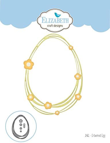 Elizabeth Craft Designs Entwined Egg Metal Die, Multicolor