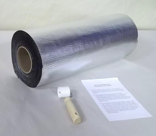 Heat Shield Mat Automotive Thermal Deadener Deadening 70mil 50sqft w/Free Installation Roller
