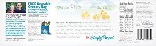 image for JOLLY TIME Simply Popped | Microwave Popcorn with Ghee Clarified Butte