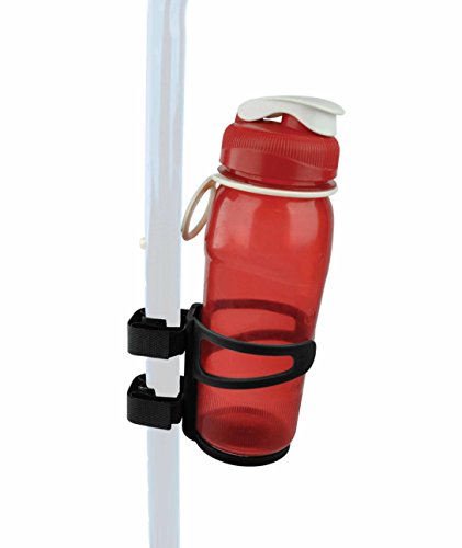 Blue Jay Hold My Drink Universal Beverage Holder, Use With All Your Mobil Equipment, Holds A Wide Selection Of Beverages Just Attach and Adjust, No Tools Required, Black, Non-Slip Strip, Flexible