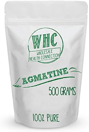 WHC Agmatine Powder 500g (1000 Servings) | Physical Energy Booster | Improves Strength | Boosts Nitric Oxide | Increased Blood Flow