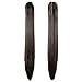 Synthetic Claw Ponytail Heat Resistant Handy Jaw Pony Tail One Piece Long Straight Soft Silky for Women Lady Girls 21'' / 21 inch (dark brown)