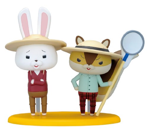 Paper Rabbit Rope Toy Figures Rope and Akira senpai by TOMY