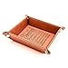 Kate Posh - 3 Years of Marriage Engraved Leather Catchall Valet Tray, Our 3rd Wedding Anniversary, 3 Years as Husband & Wife, Gifts for Her, for Him, for Couples (Rawhide)