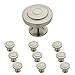 Franklin Brass Cabinet Knob, Brushed Nickel, 1-1/4 in (32mm) Drawer Knob, 10 Pack, P29526K-SN-B