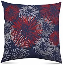 Stratford Home 18"x18" Limited Edition Americana Indoor Decorative Throw Pillow (Fireworks)