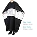 UEETEK Hair Cutting Cape Barbers Hairdressing Cape Waterproof Salon Gown with Viewing Window