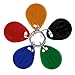 LIBO 125KHz Smart ID Key Tag Card RFID Access Control Key Card Proximity EM4100 TK4100 Keyfobs Keychains NFC Token Badge Holder (Mix Color, Pack of 10)