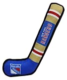 NHL New York Rangers Stick Toy for Dogs & Cats. Play Hockey with Your Pet with This Licensed Dog Tough Toy Reward!