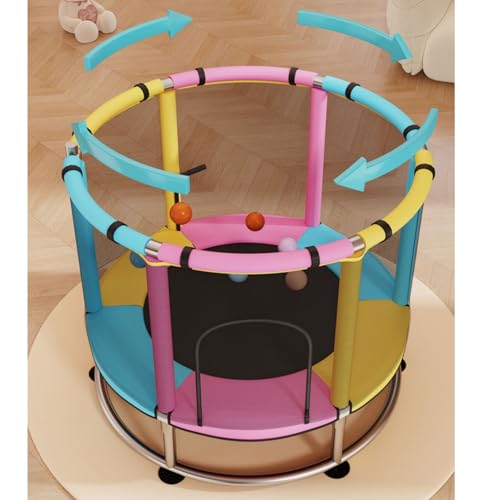 AM ANNA Mini Kids Trampoline for Toddlers with Handle, Indoor Mini Trampoline for Kids, Small Rebounder Trampoline, Indoor/Garden Toddlers Trampoline for Toddlers