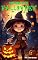 Livro Um conto de Halloween: A bruxa Ângela e o castelo mal assombrado. Livro infantil a partir de 6 - 7 anos