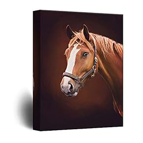 Red Horse Portrait