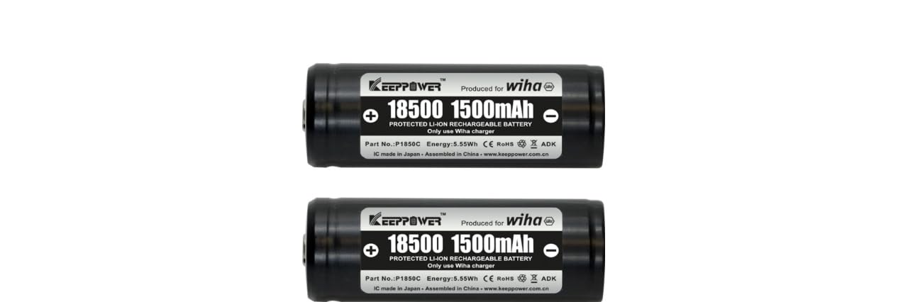 Wiha 41914 SpeedE Li-Ion Spare Batteries x 2, Black, Ersatzakkus