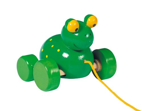 Goki 54991 - Ziehtier Frosch